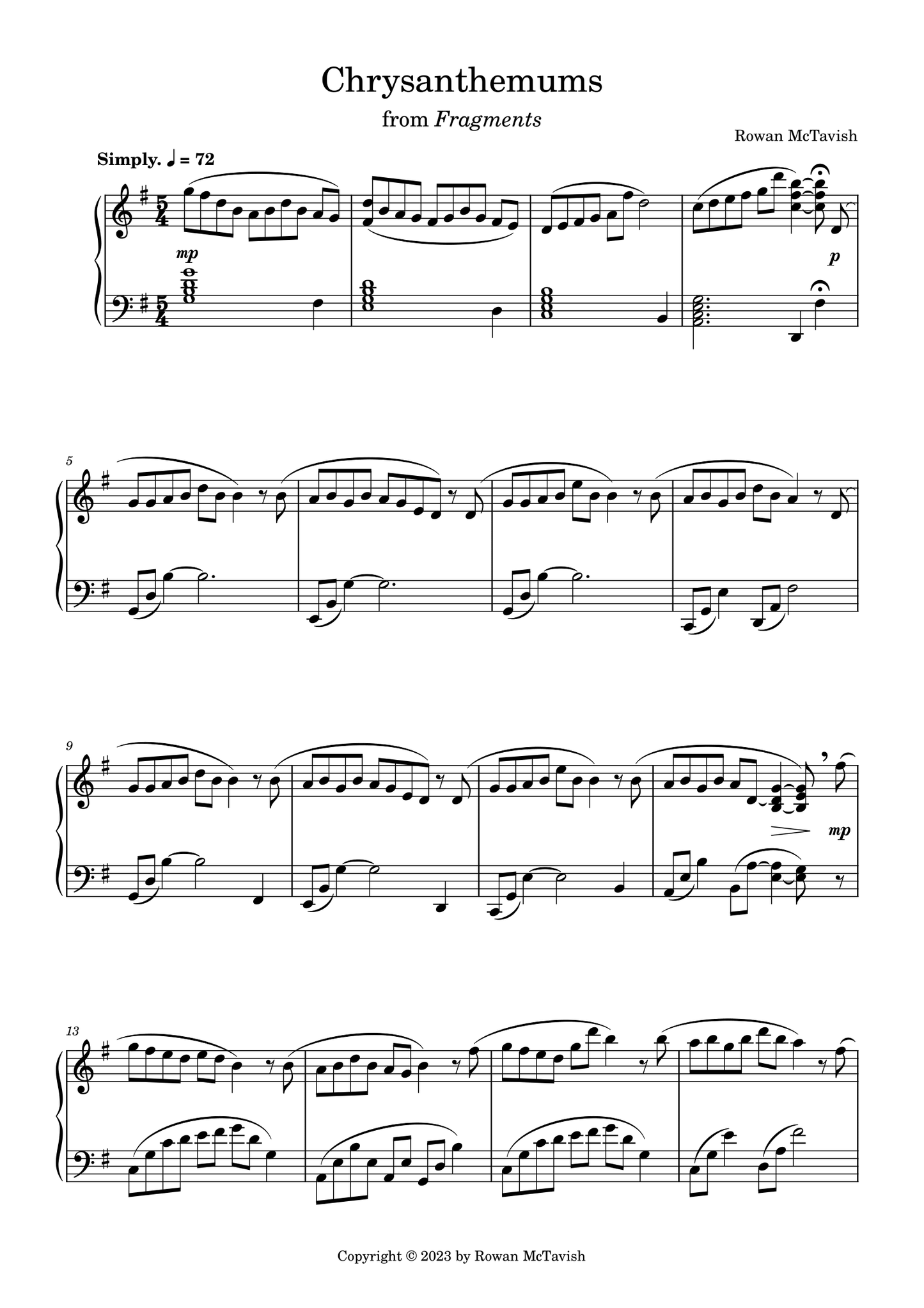 Fragments: Chrysanthemums (PDF)