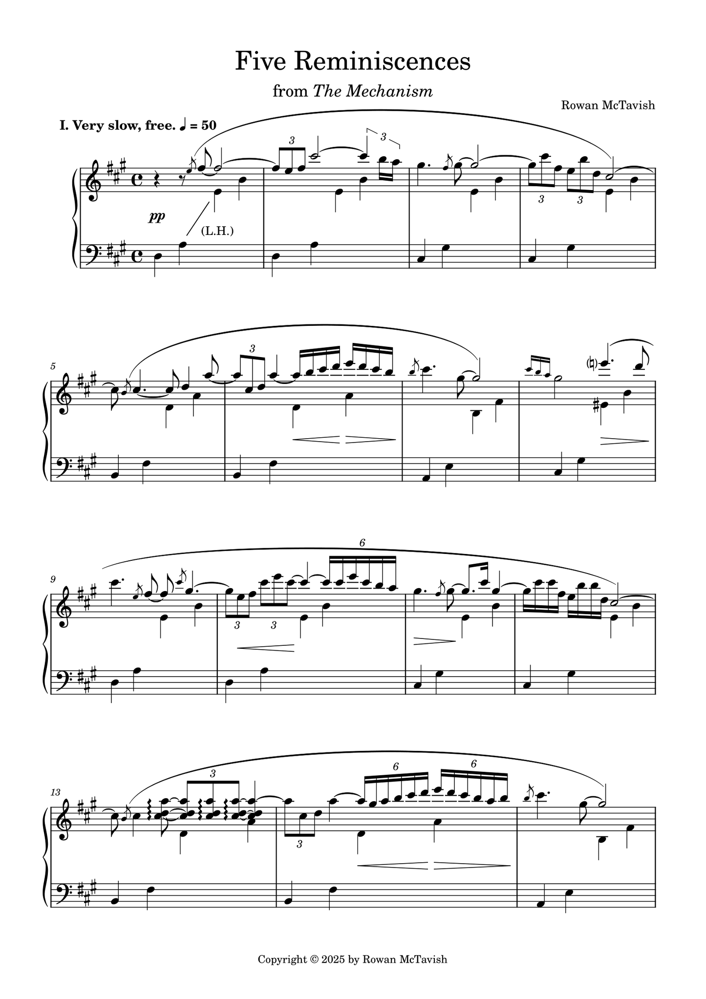 The Mechanism: Five Reminiscences