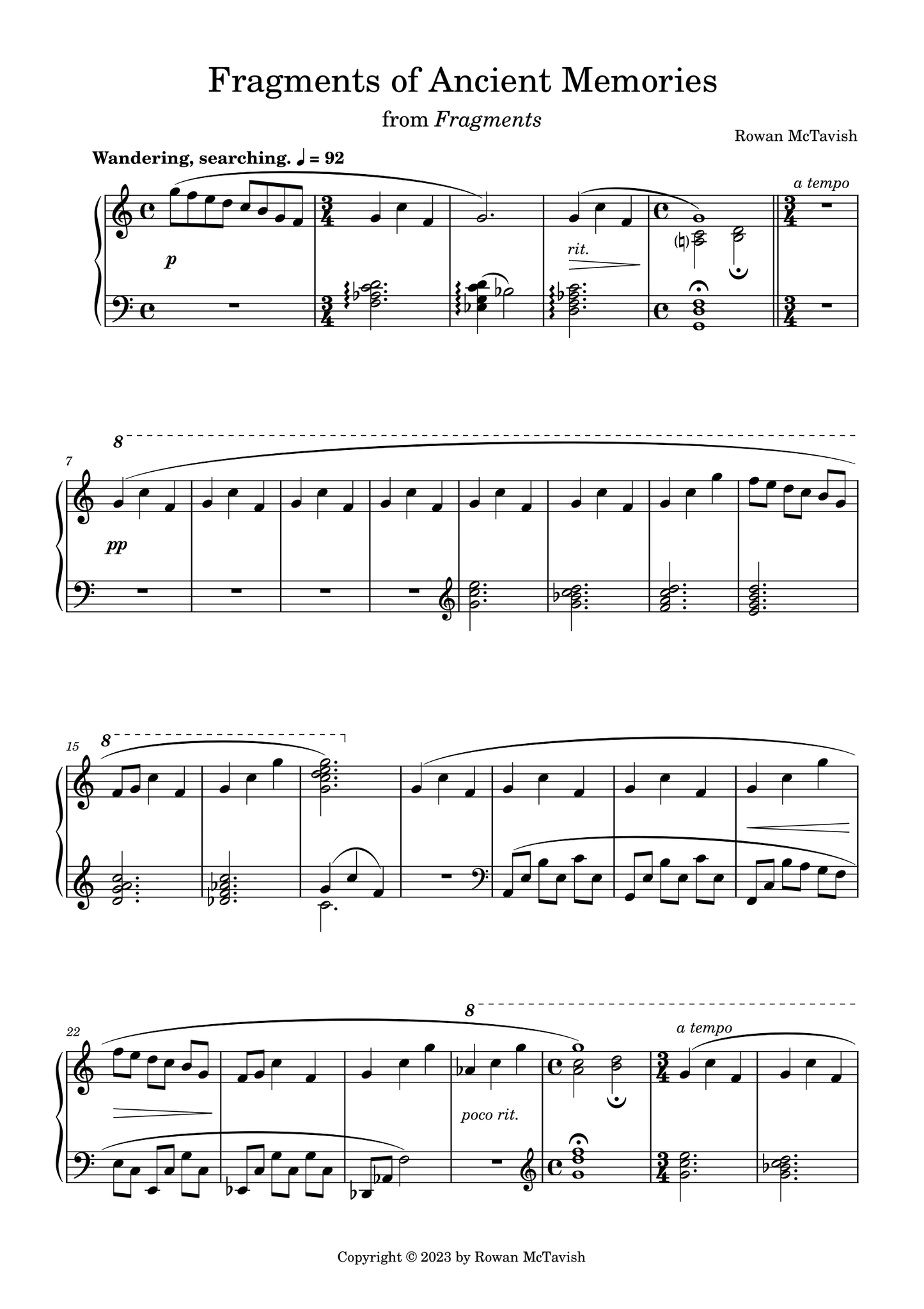 Fragments: Fragments of Ancient Memories (PDF)
