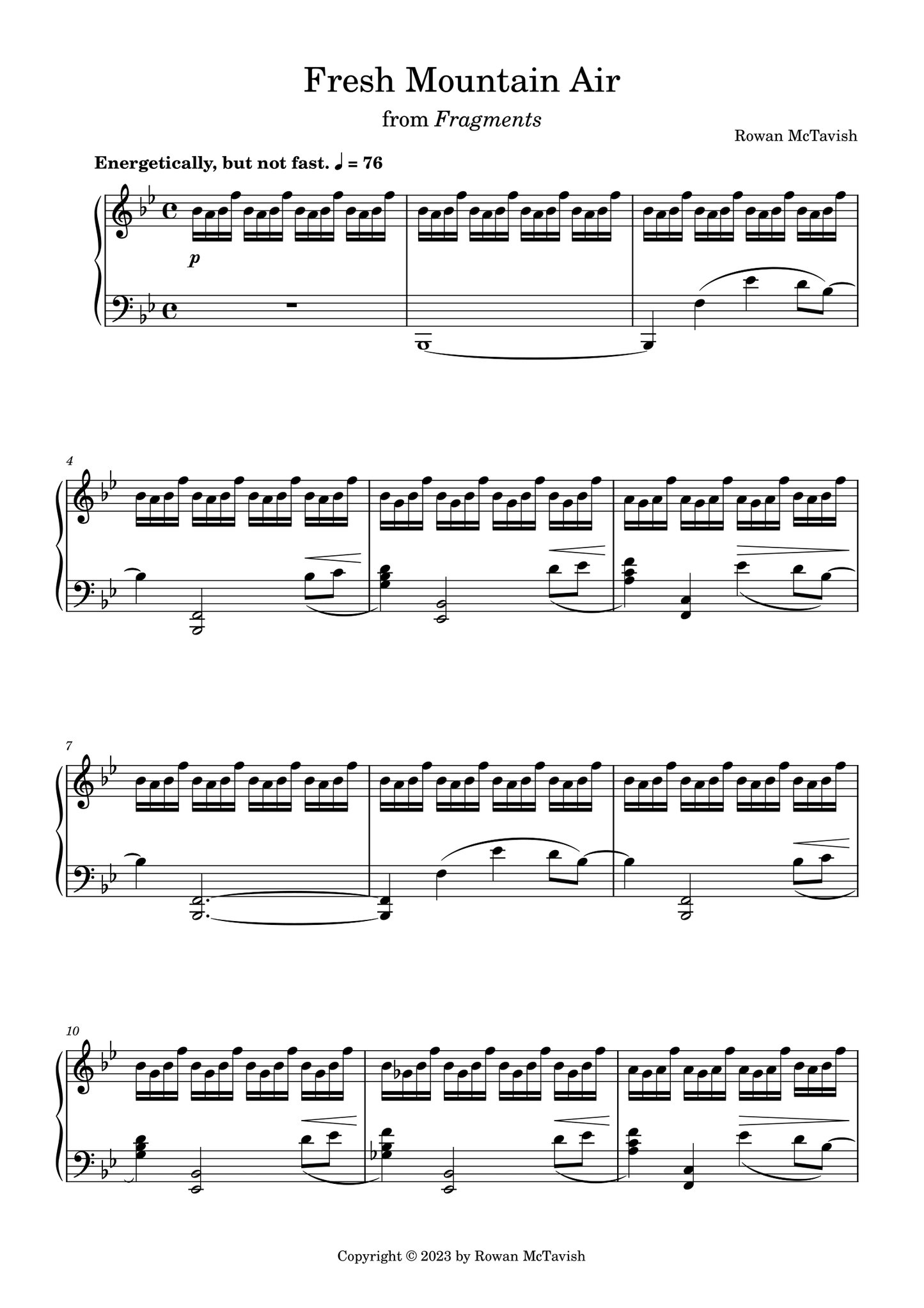 Fragments: Fresh Mountain Air (PDF)