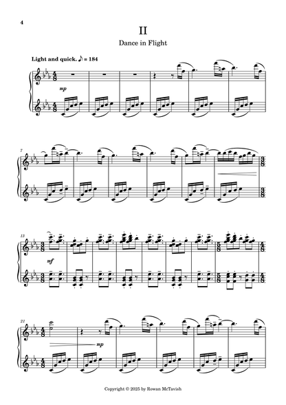 24 Simple Preludes (I: Warm-Up, II: Dance in Flight)